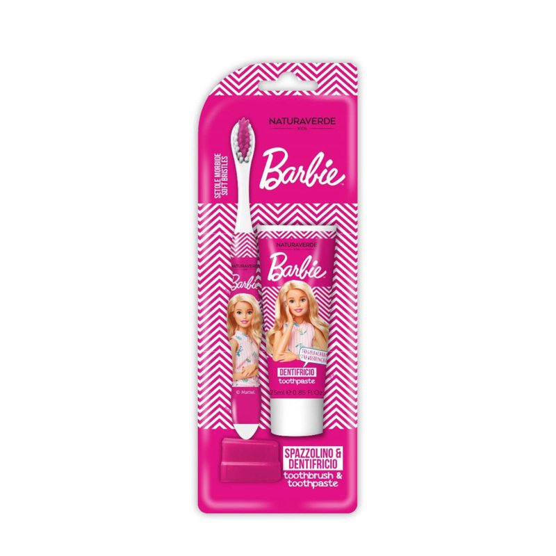 Naturaverde Barbie Oral Care Set Toothbrush Toothpaste 1 S