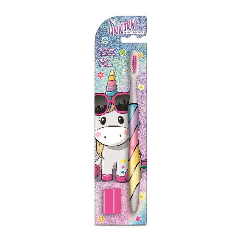 Naturaverde Be A Unicorn Toothbrush Medium 1 S