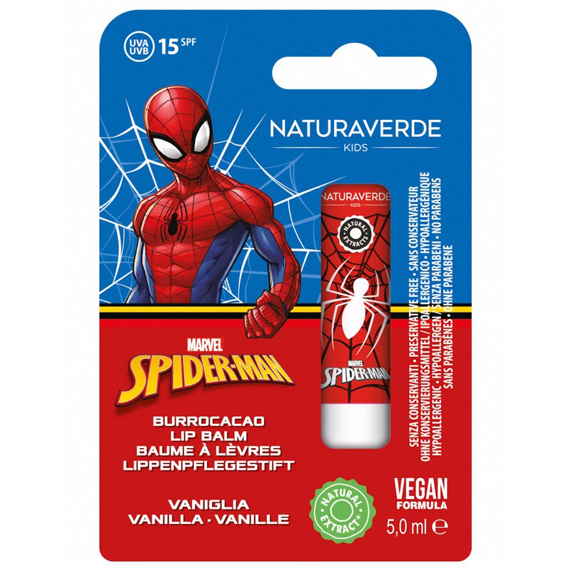 Naturaverde Spiderman Lip Balm Vanilla SPF15