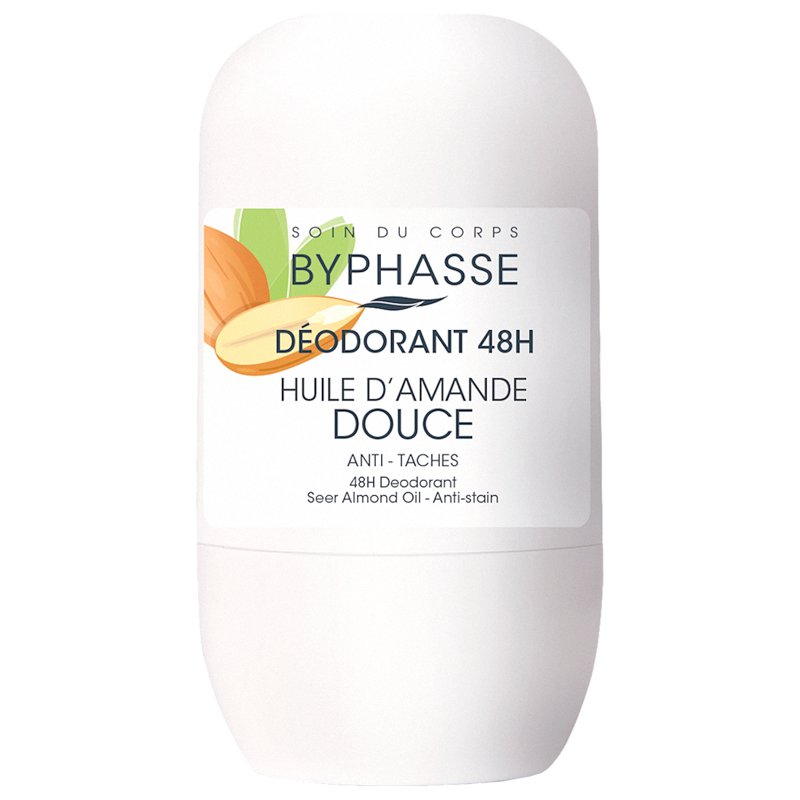 Byphasse Deodorant Roll On 24H A' L Huile D'Amande Douce