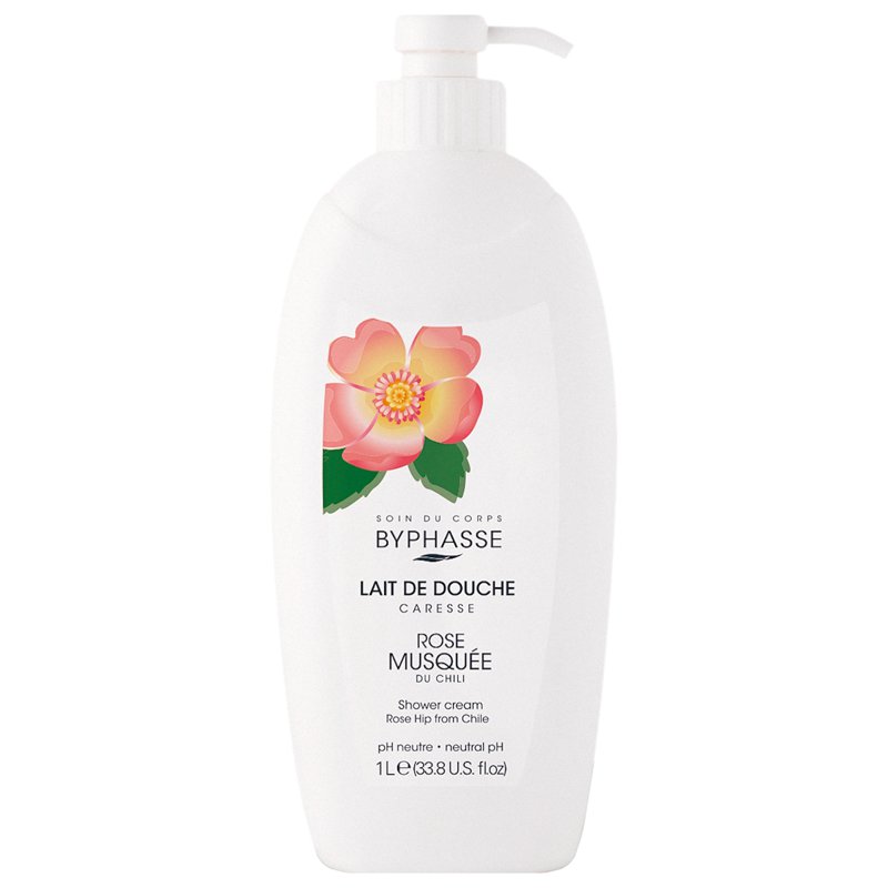 Byphasse Caresse Shower Cream Rosehip