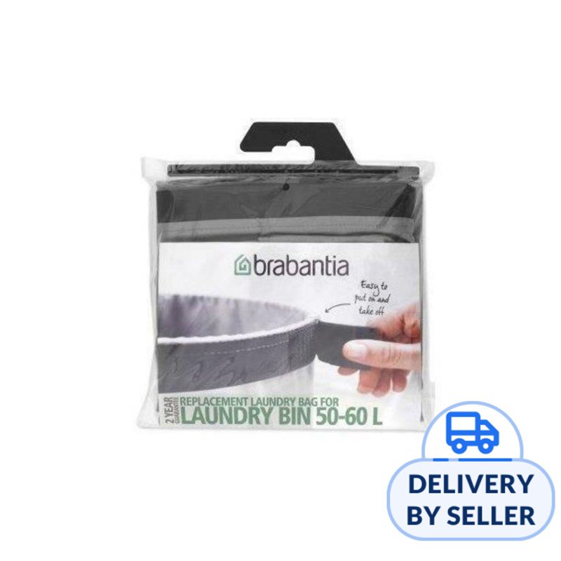 Brabantia Replacement Laundry Bag for 60 Ltr Bin Grey 1 S