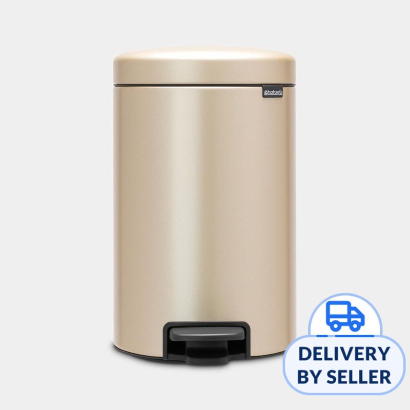 Brabantia Pedal Bin Newicon 12 Ltr Champagne 1 S