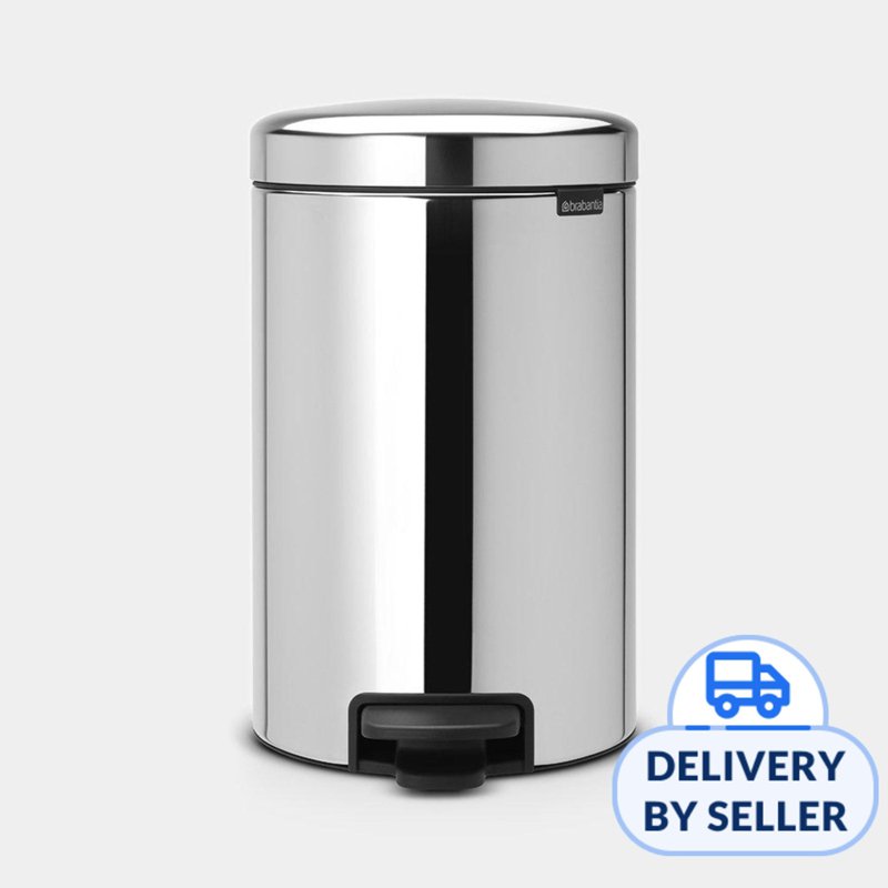 Brabantia Pedal Bin Newicon 12 Ltr Matt Steel 1 S