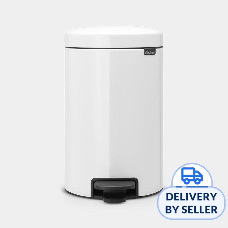 Brabantia Pedal Bin Newicon 12 Ltr White 1 S