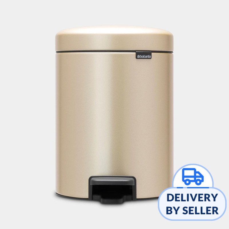 Brabantia Pedal Bin Newicon 5 Ltr Champagne 1 S