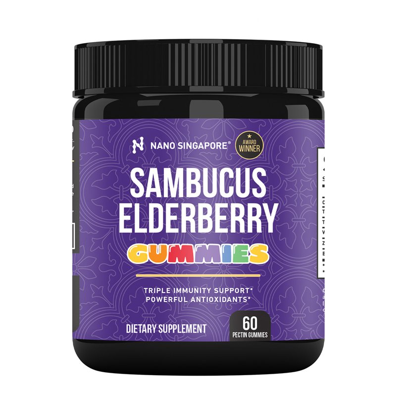 Nano Singapore Sambucus Elderberry Gummies 60 S