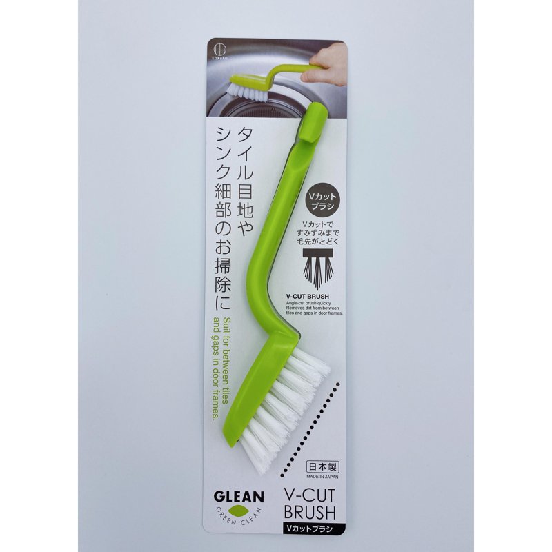 Kokubo Plastic V Cut Brush (Green) 1 S