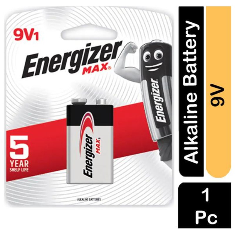 Energizer MAX Alkaline Battery - 9V