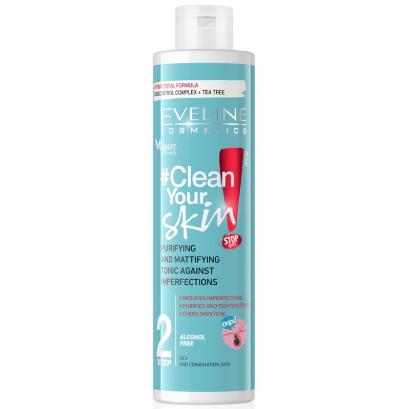 Eveline Clean Your Skin Purifying and Mattifying Tonic