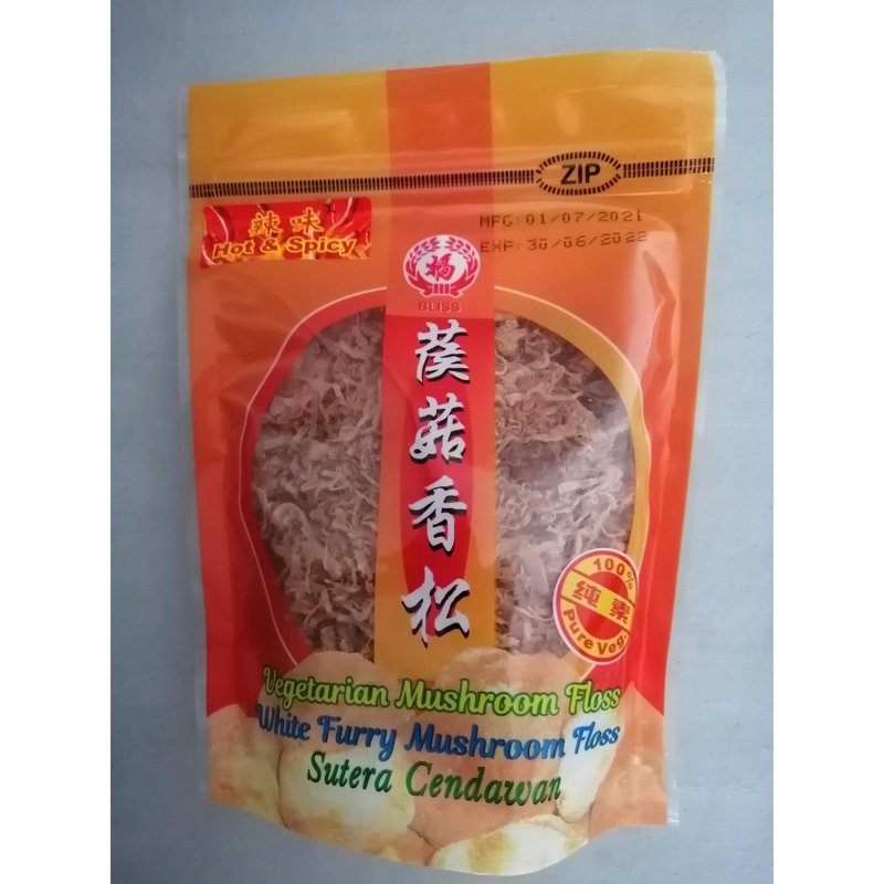 Bliss Veg White Furry Mushroom Floss (spicy)