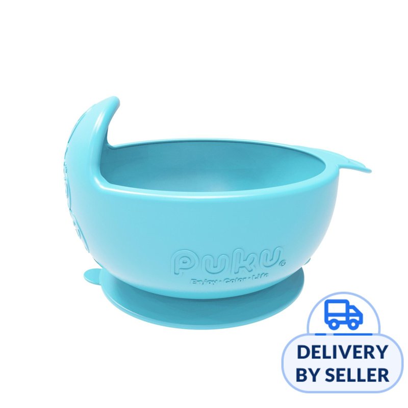 Puku Puku Silicone Suction Bowl (Sky Blue) 1 S