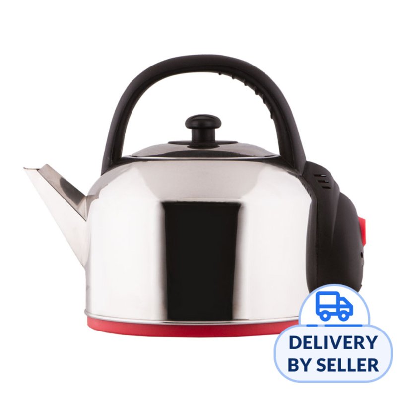 Iona Stainless Steel Kettle with Red Base GLK4800