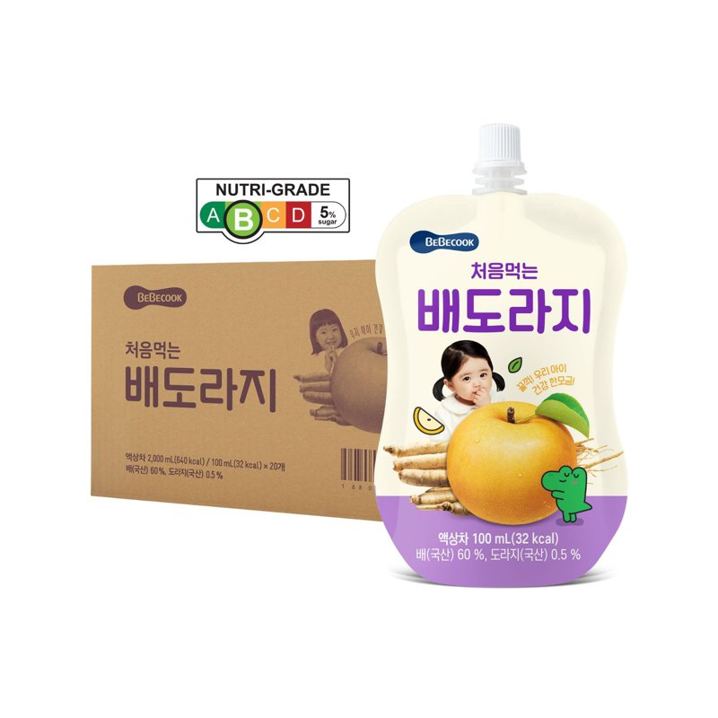 BeBecook Brewed Korean Pear Drink w Bellflower Root