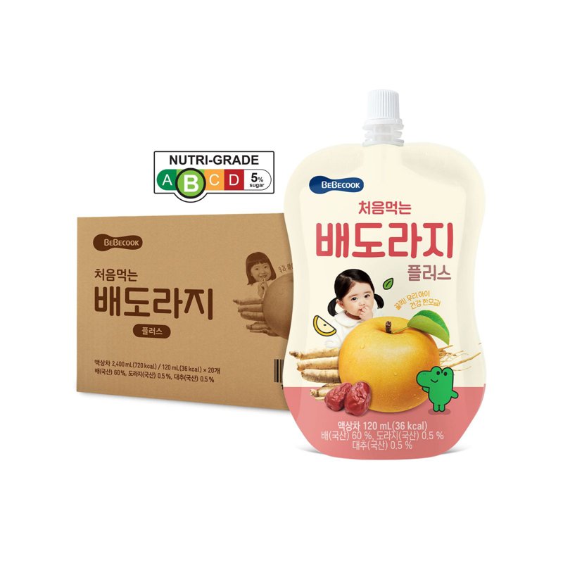 BeBecook Brewed Korean Pear Drink w Bellflower Root - Jujube
