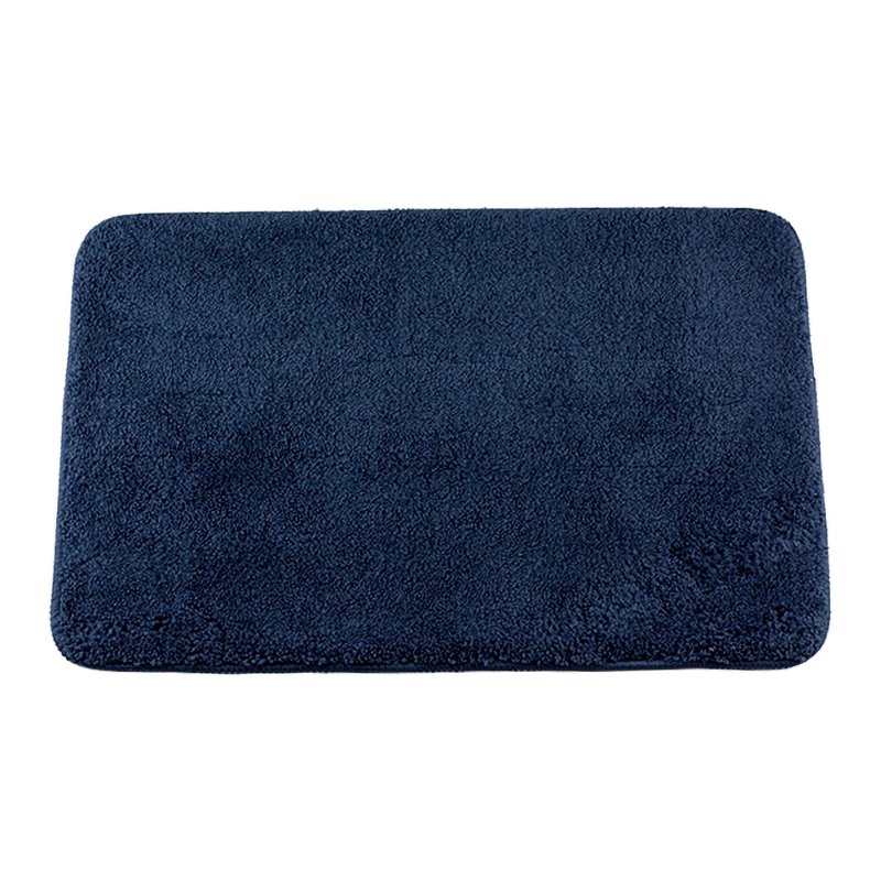 SWEET HOME Anti-slip Polyester Fiber Carpet - Dark Blue 1 S