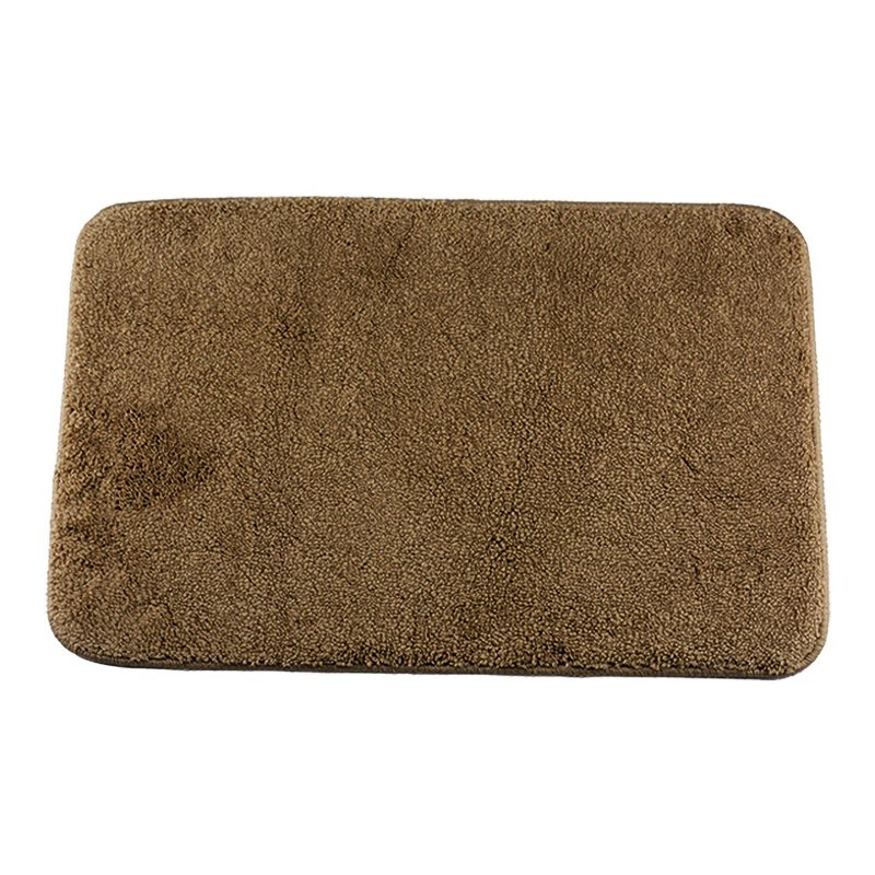 SWEET HOME Anti-slip Polyester Fiber Carpet - Brown