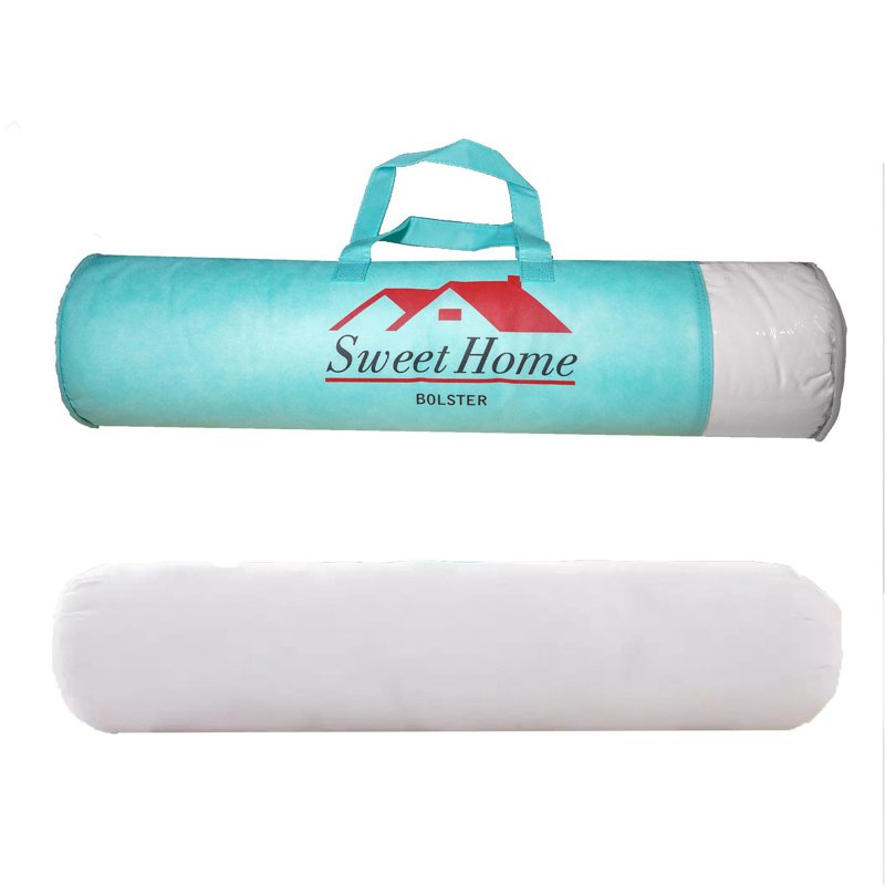 SWEET HOME Premium Cotton Bolster With Protector L Size 1 S