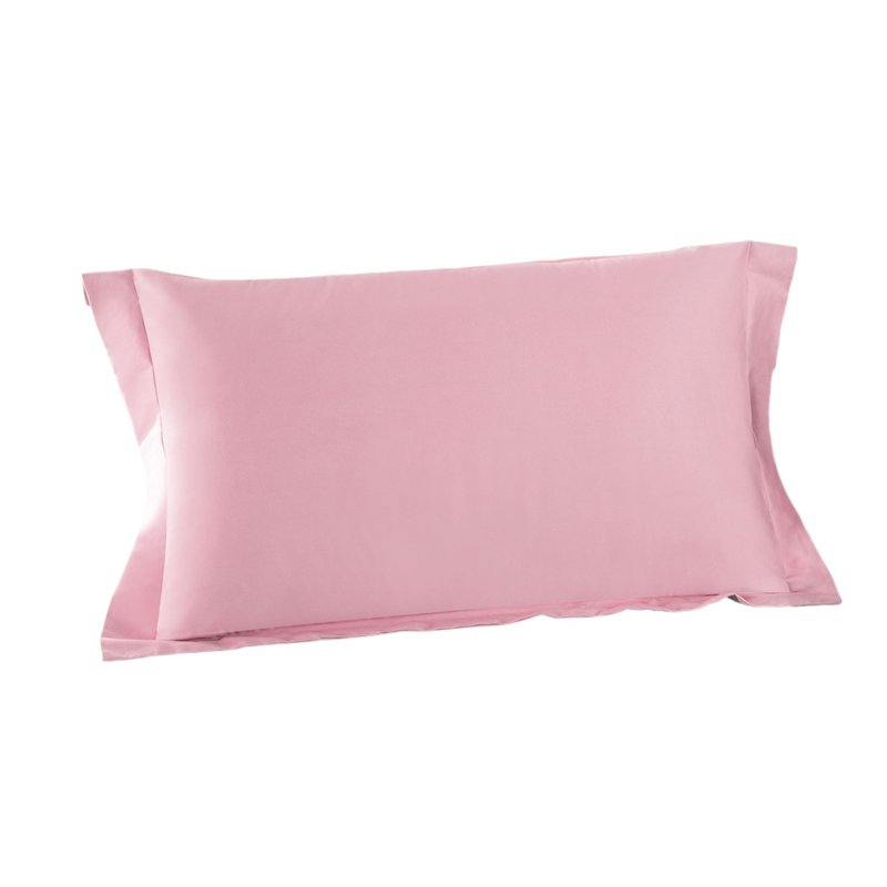 Sweet Home Plain Long-staple Cotton PillowCase - Pink