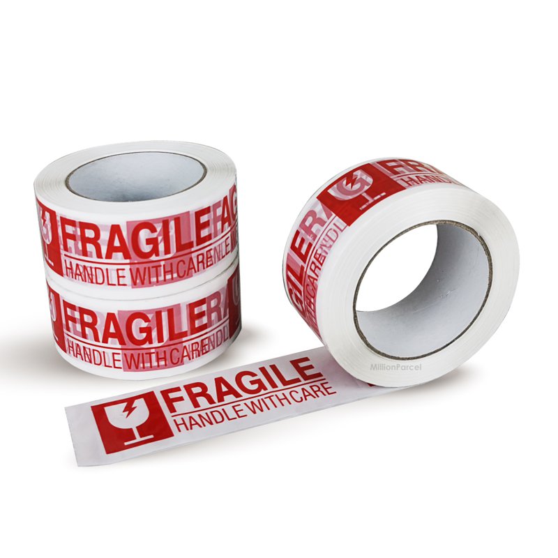MillionParcel Fragile Tape 5cm x 100m 1 S