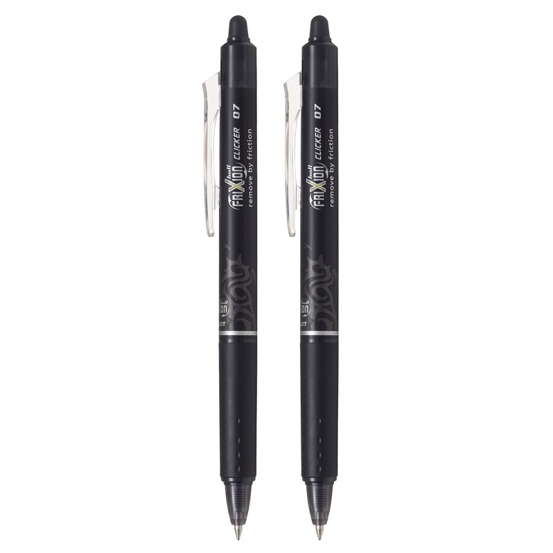 Pilot BLRTFR7 Frixion Clicker Ball Pen 0.7mm - Black 2 S