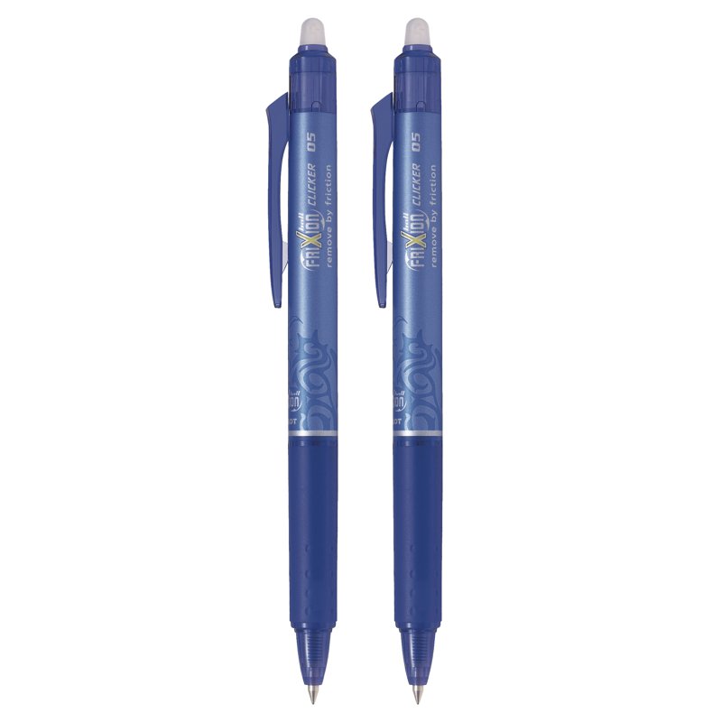 Pilot BLRTFR5 Frixion Clicker Ball Pen 0.5mm - Blue 2 S