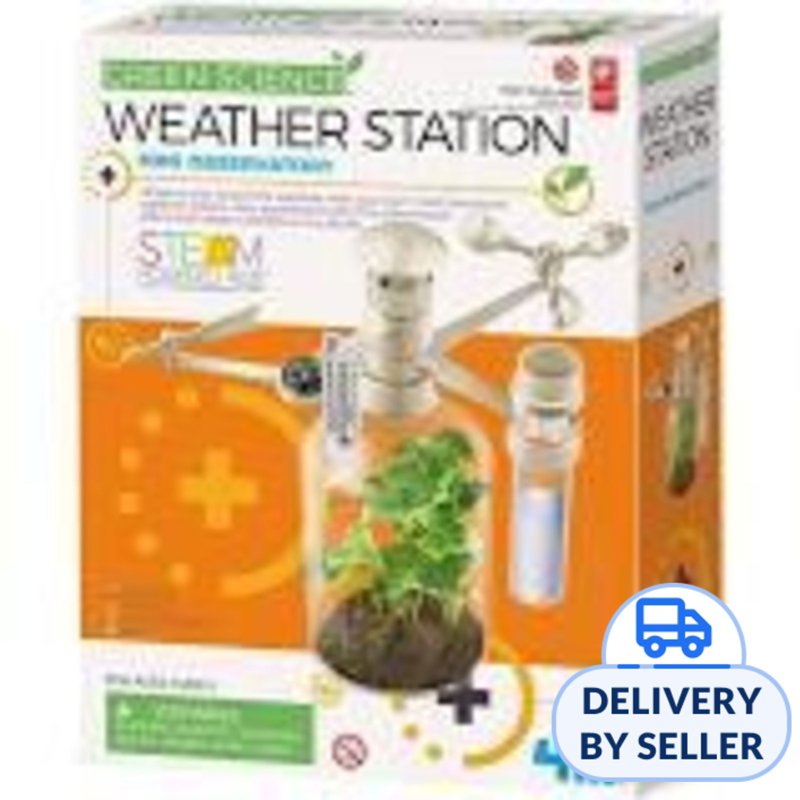 4M Green science weather station experiment kit 1 S