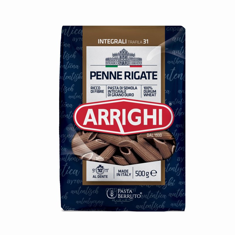 Arrighi Wholemeal Pasta - Penne Rigate (31)