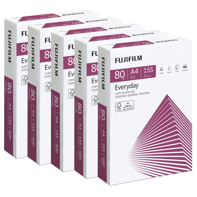 Fujifilm Everyday Copy Paper A4 - 80gsm 5 S