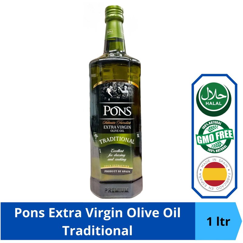 PONS Extra Virgin Olive Oil Premium - Traditional (1000)