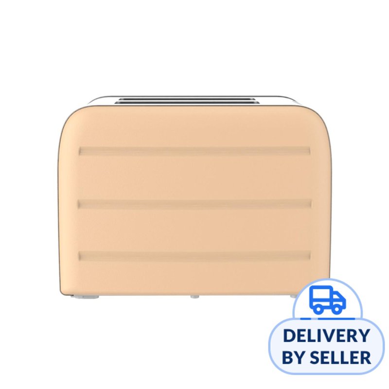 Odette 2-Slice Bread Toaster (Pastel Orange) 1 S
