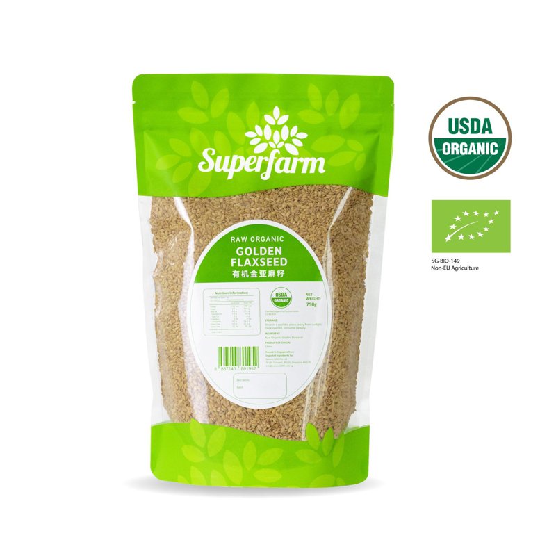 Superfarm Organic Golden Flaxseed