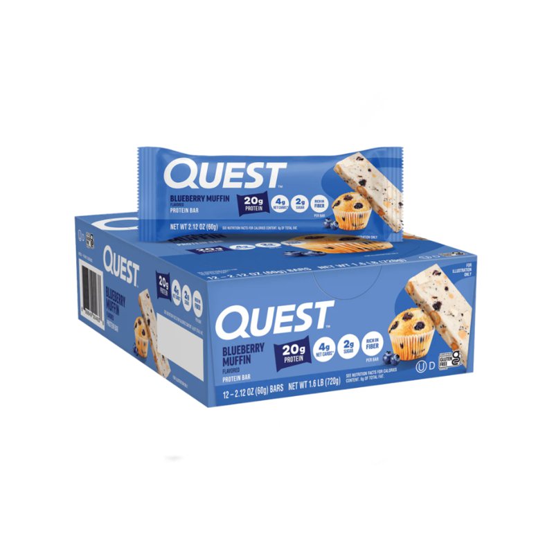 Quest Nutrition Protein Bar - Blueberry Muffin