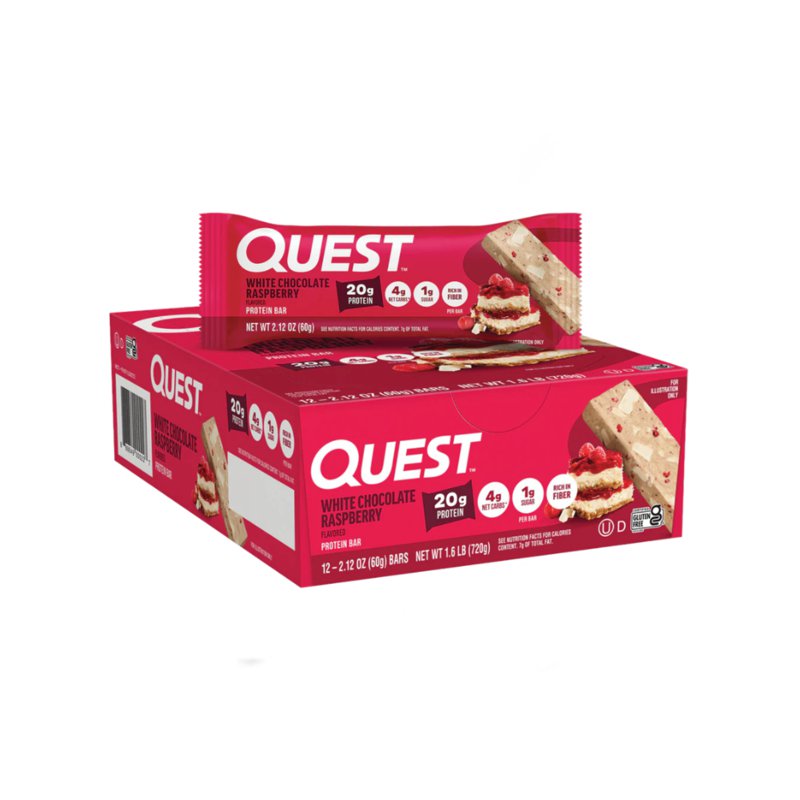 Quest Nutrition Protein Bar - White Chocolate Raspberry