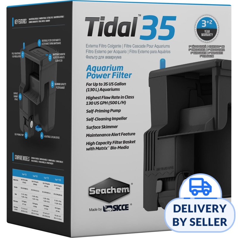 Seachem Tidal 35 - Filter 600 G