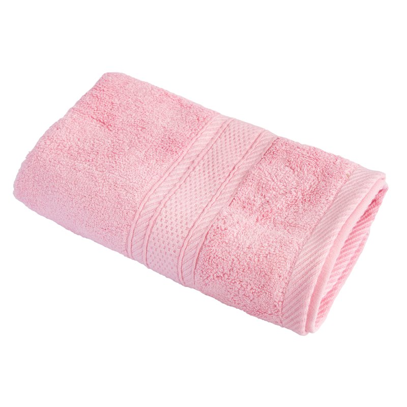 Bamboo Fiber Face Towel - Pink 1 S