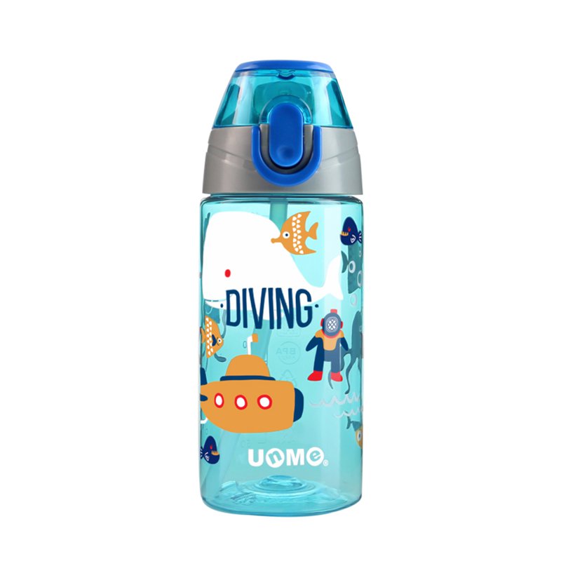 UNME Tritan Straw Bottle Ocean