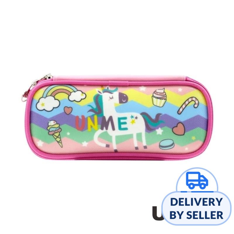 UNME Pencil Case Dreamers - Pink Unicorn