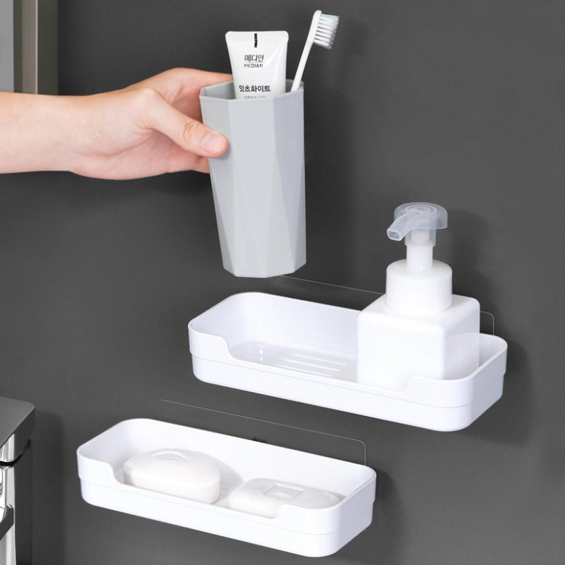 DeHub Wall-mounted Soap Rack Drain Holder - L 1 S