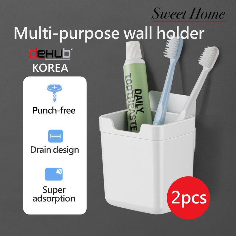 DeHub Bathroom Wall holder Multi-purpose Storage Rack 1 S