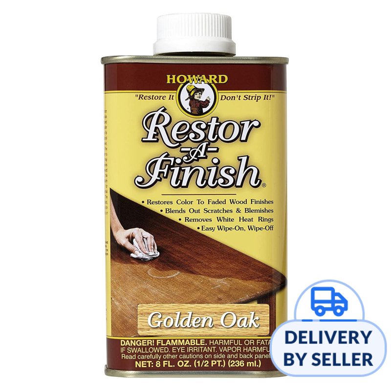 Howard Restor-A-Finish Golden Oak 8oz 1 S
