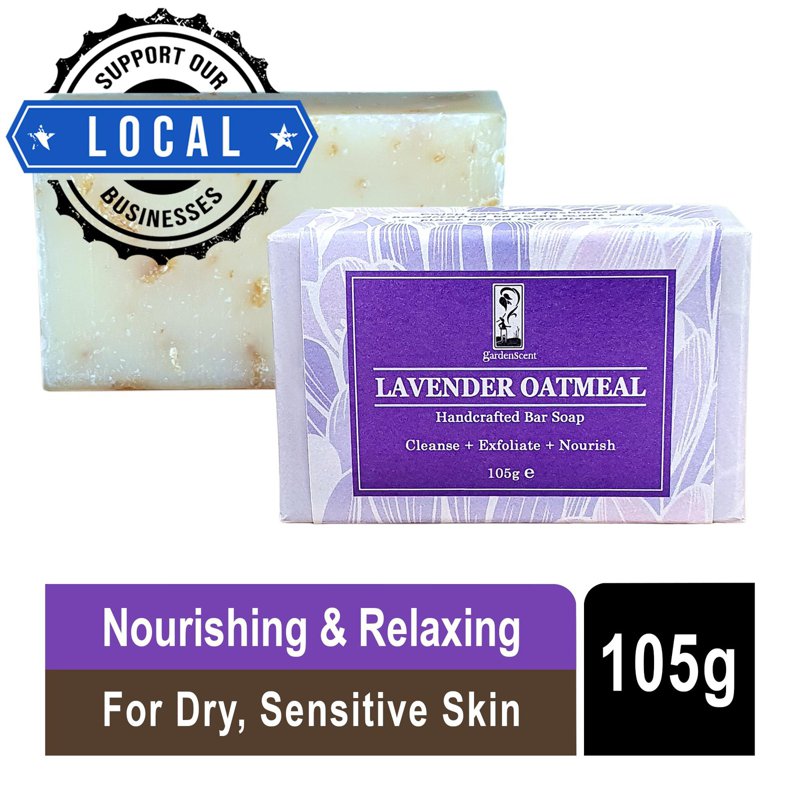 GardenScent Lavender Oatmeal Bar Soap
