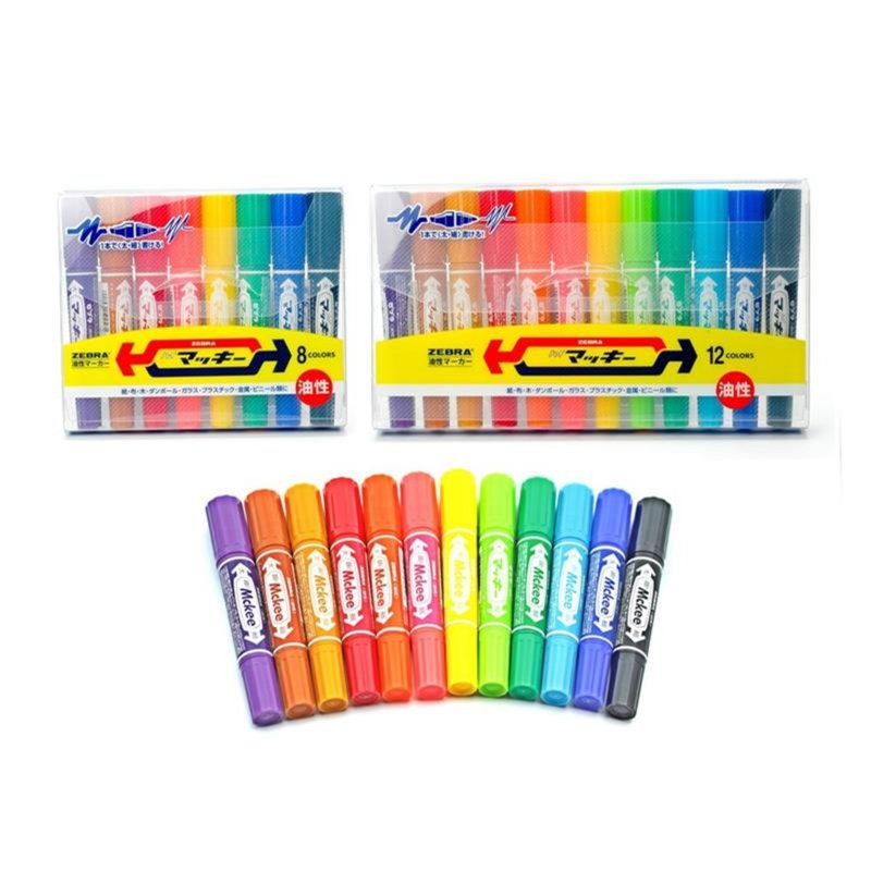 Zebra Hi-Mckie Permanent Marker MC12C