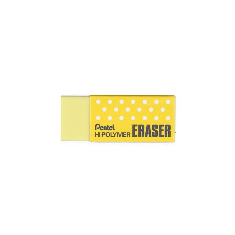 Pentel Hi-Polymer Medium Eraser Zeh- Yellw
