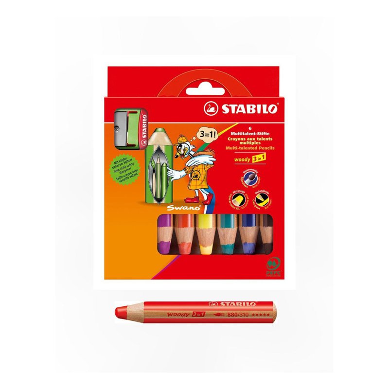 Stabilo Woody 3 in 1 with Sharpener