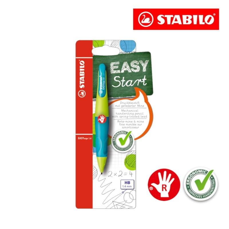 Stabilo EASYergo Neon Ergonomic Pencil Right-hand Neon Green