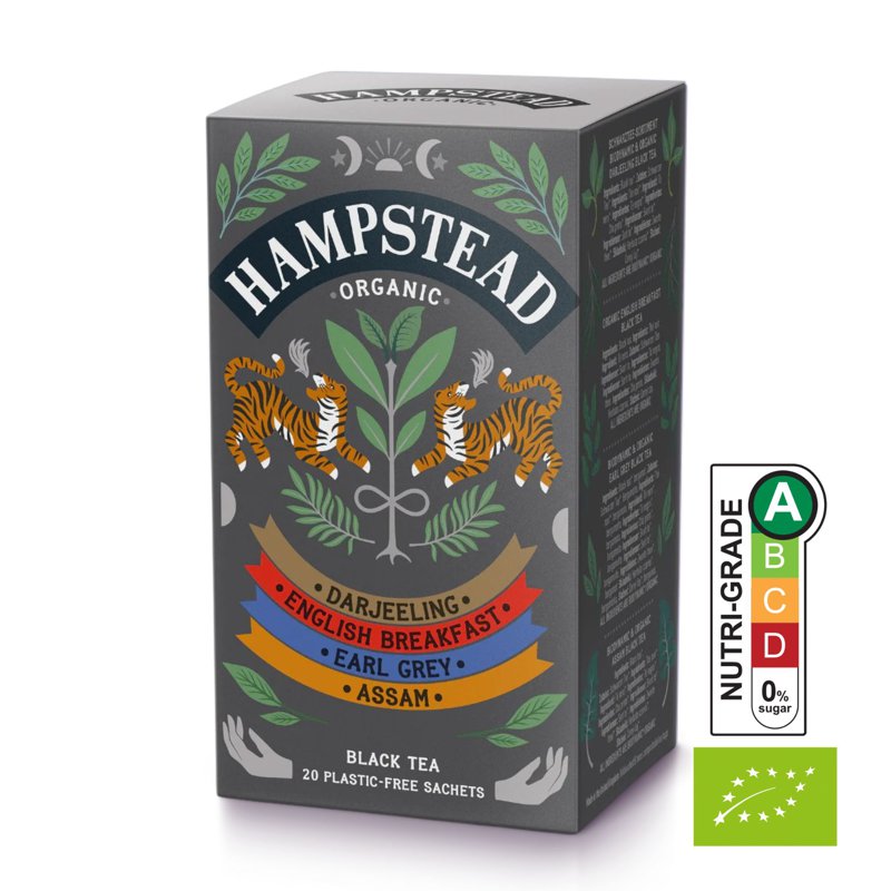 Hampstead Tea Organic Black Tea Selection Tea Bags
