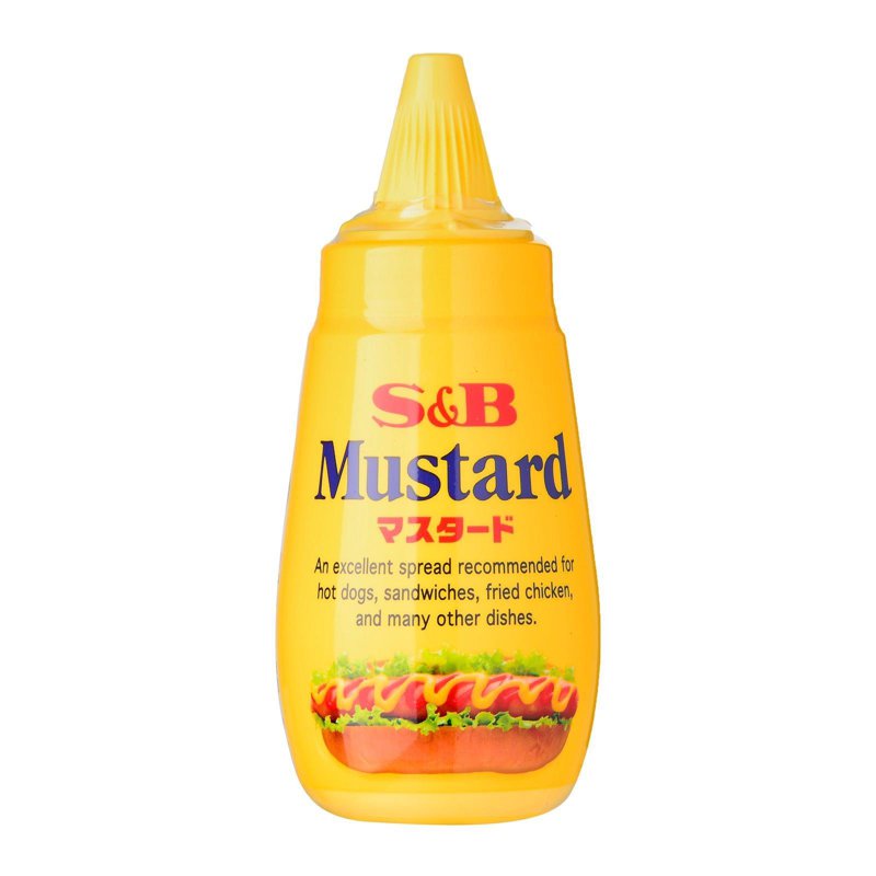 S&B French Style Mustard Sauce (Squeeze Bottle) - Kirei