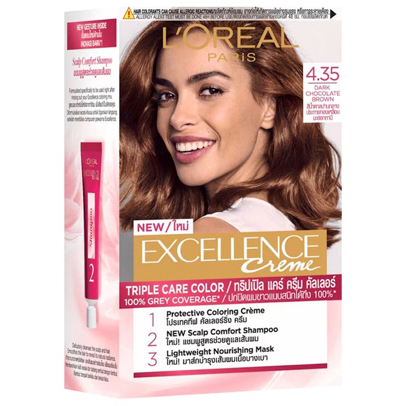 L'Oréal Paris Excellence Crme 4.35 Dark Chocolate Brown