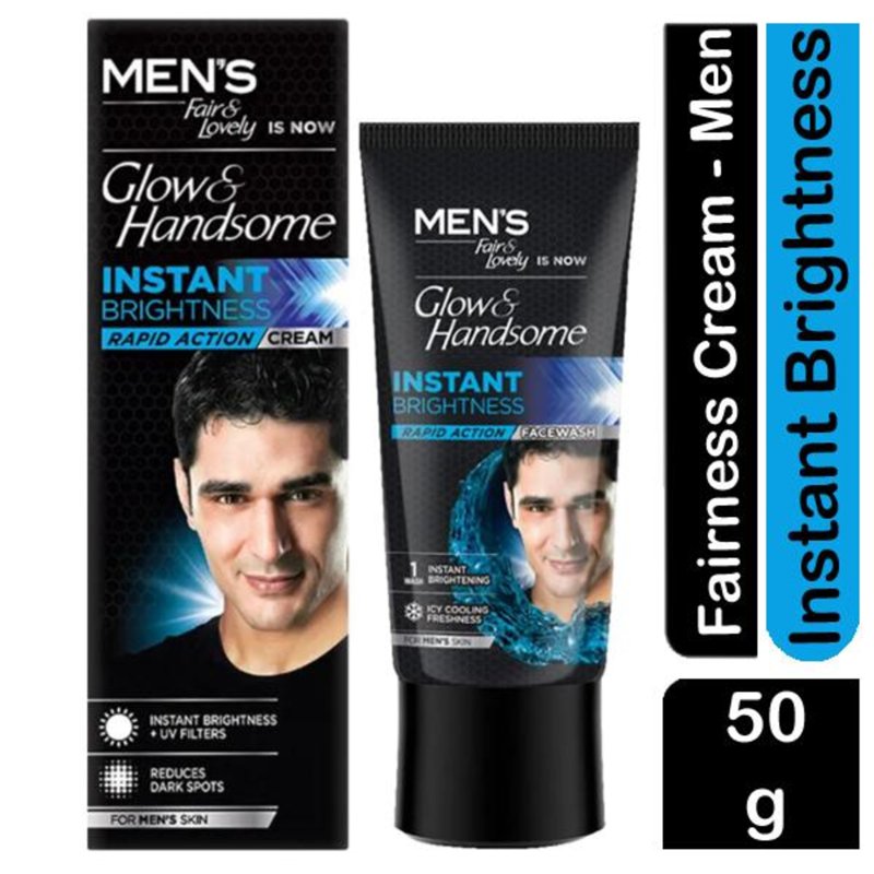 Fair & Lovely - Glow & Handsome Men's Instant Fairness Cream 50 G